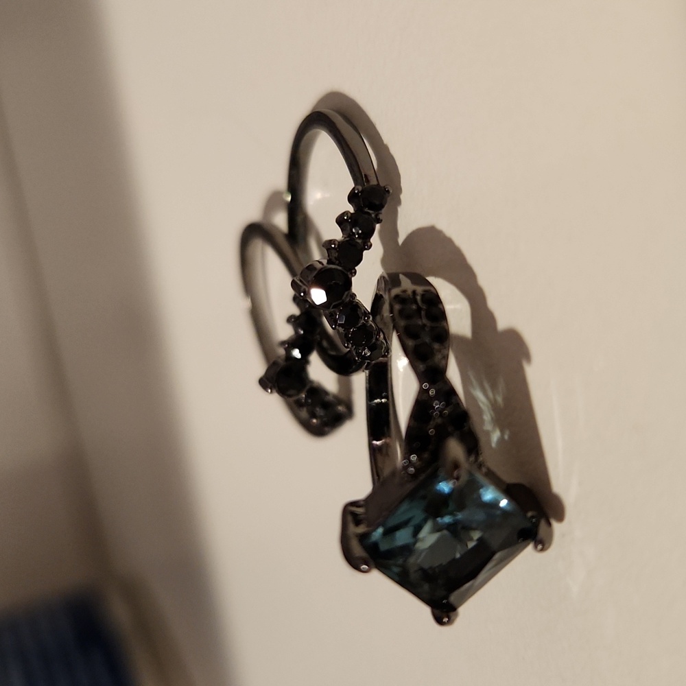 Princess Cut Ring Set - Picture 4 of 4